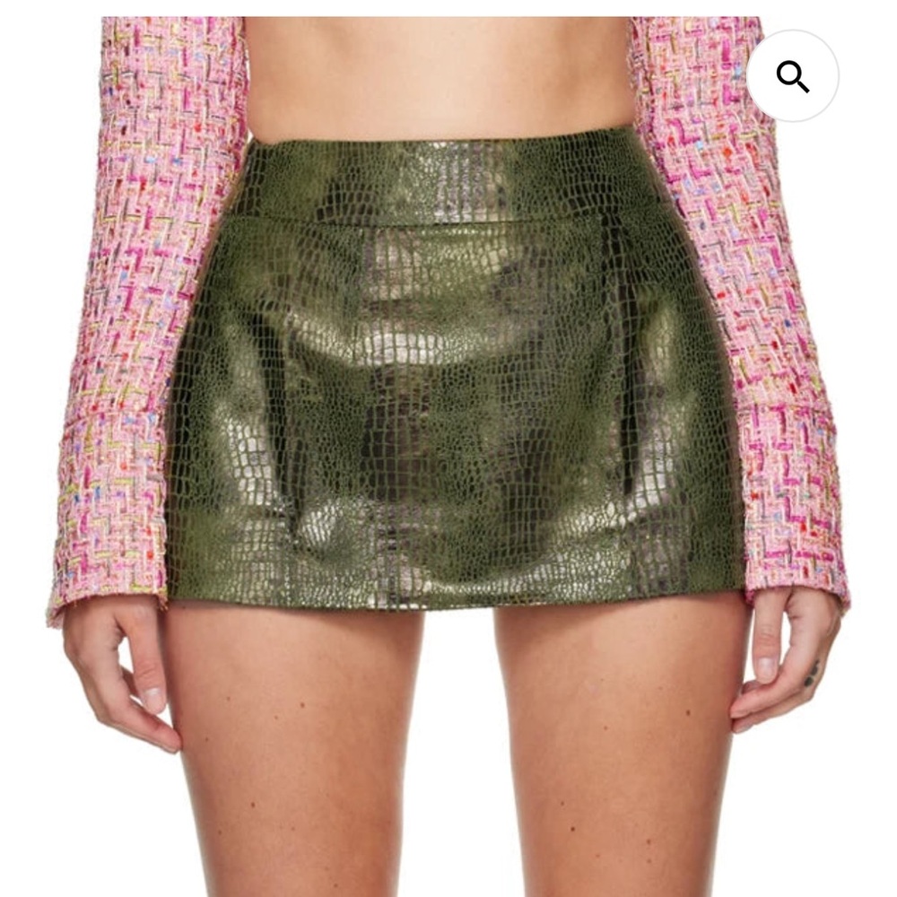 Kim Shui - Army Croc Skirt
